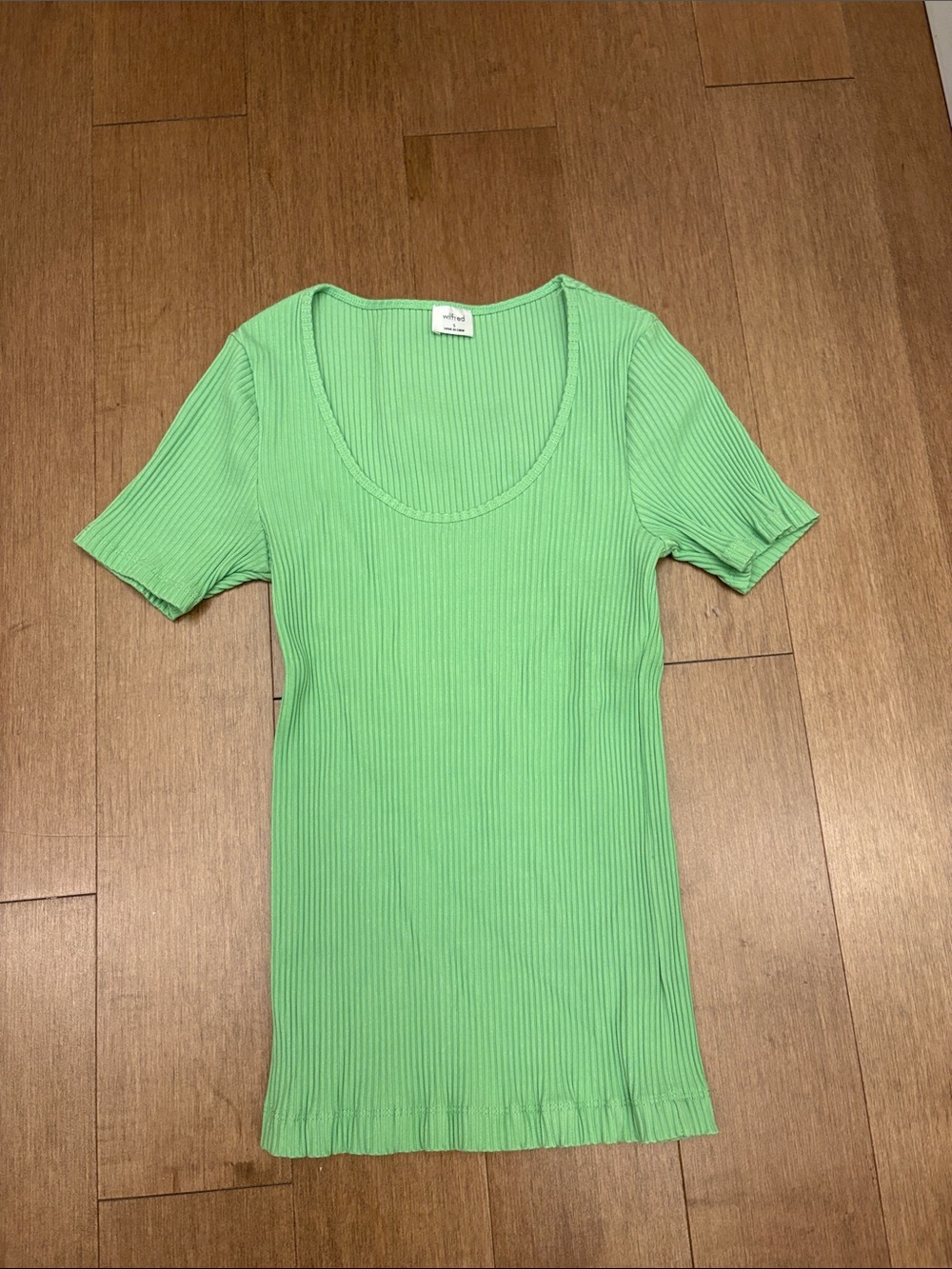 Aritzia Wilfred pale Green shirt